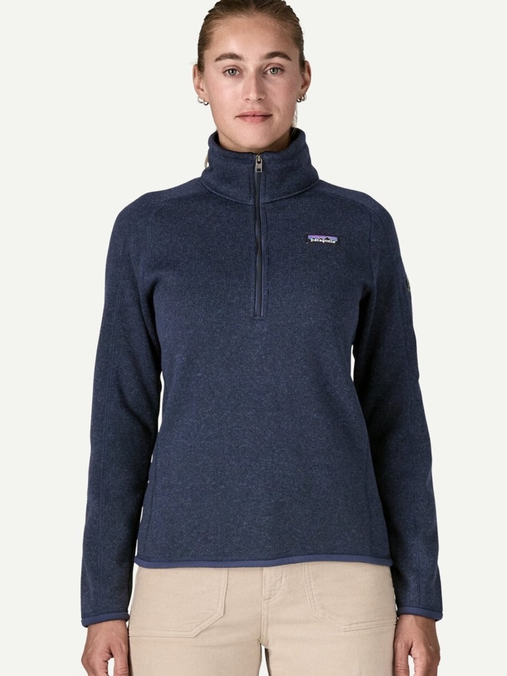 Patagonia Better Sweater 1/4 Zip FA21 Navy Medium in Very Good Condition Norm